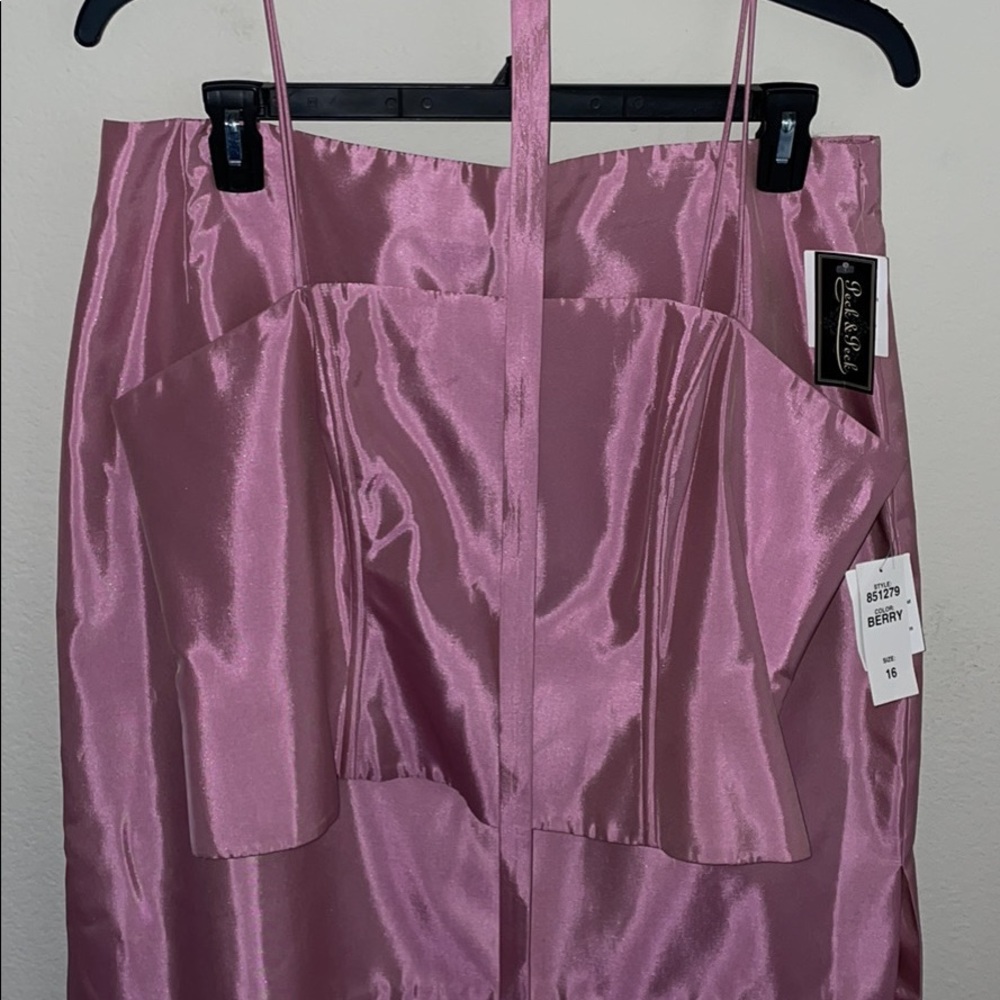 Formal pink skirt and matching top
